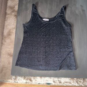 Jennifer Lopez black sparkle tank size xl